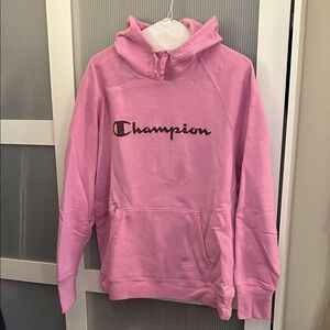 Champion Pink Hoodie, size L